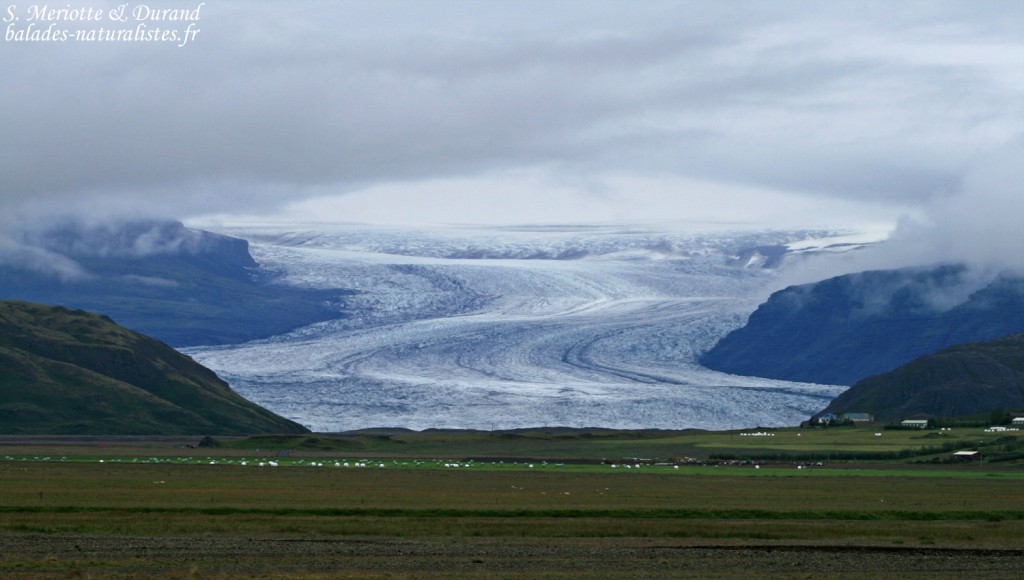 Glacier près de Jökulsarlon, Islande 2011