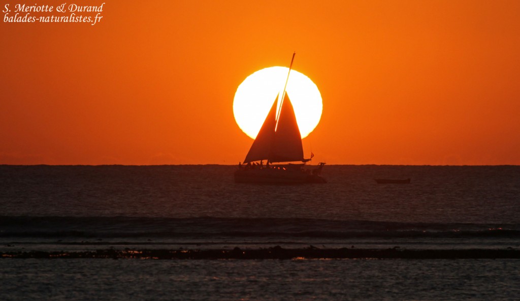 Coucher de soleil à Tamarin