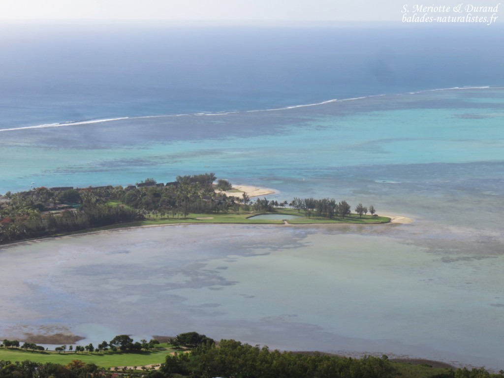 Lagon au pied du Morne