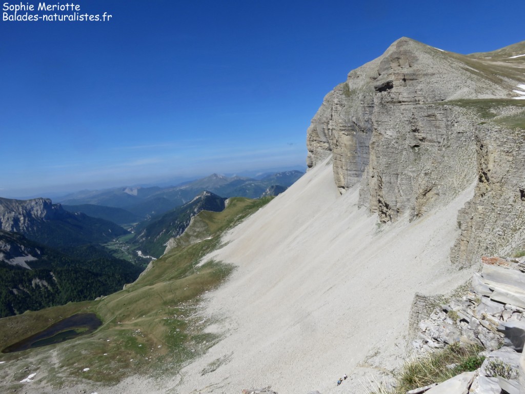 Le Lac de Lauzon vu depuis le col du Charnier
