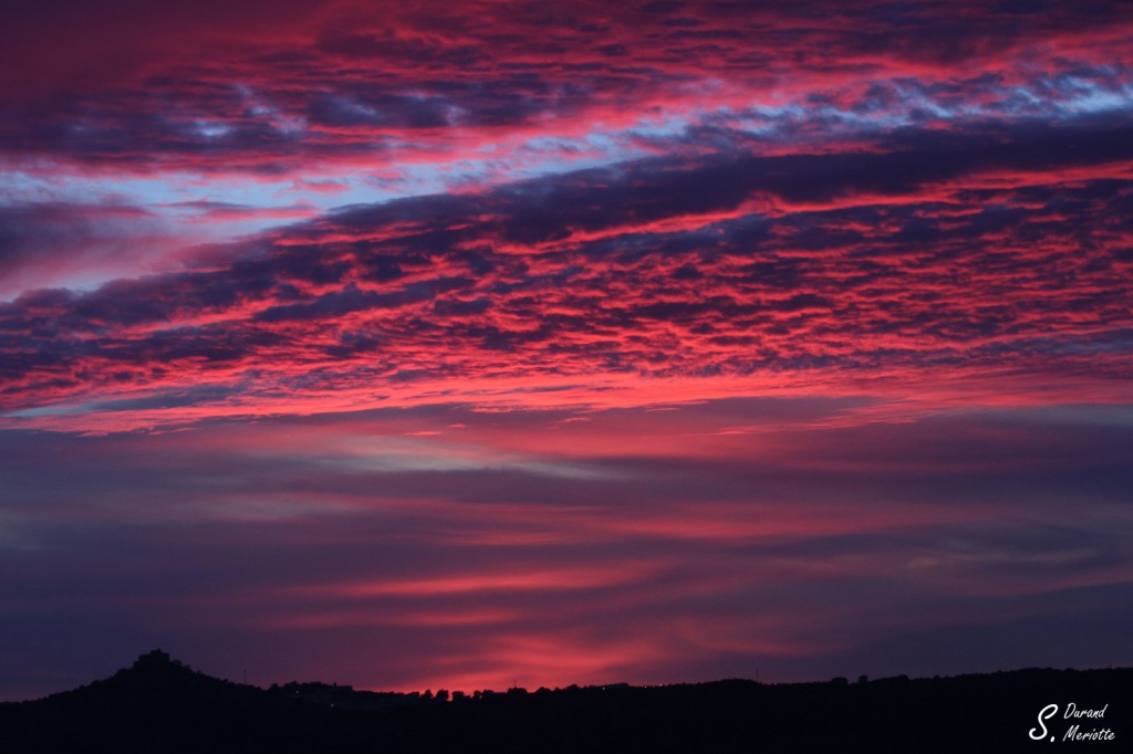 Coucher de soleil sur la Cabeza
