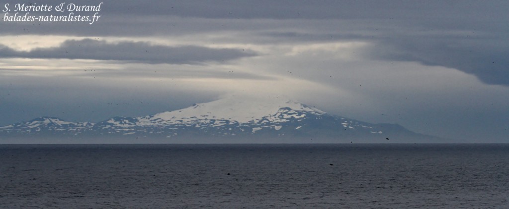 Le volcan Snaefellsnes vu depuis Latrabjarg