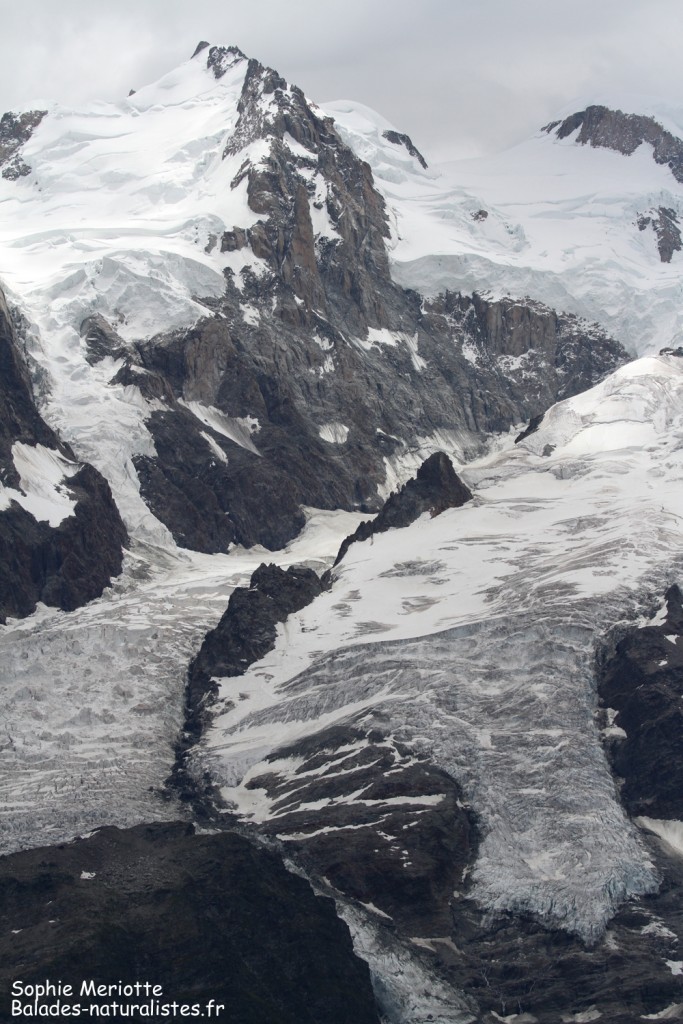 Massif du Mont blanc vu depuis le Brevent