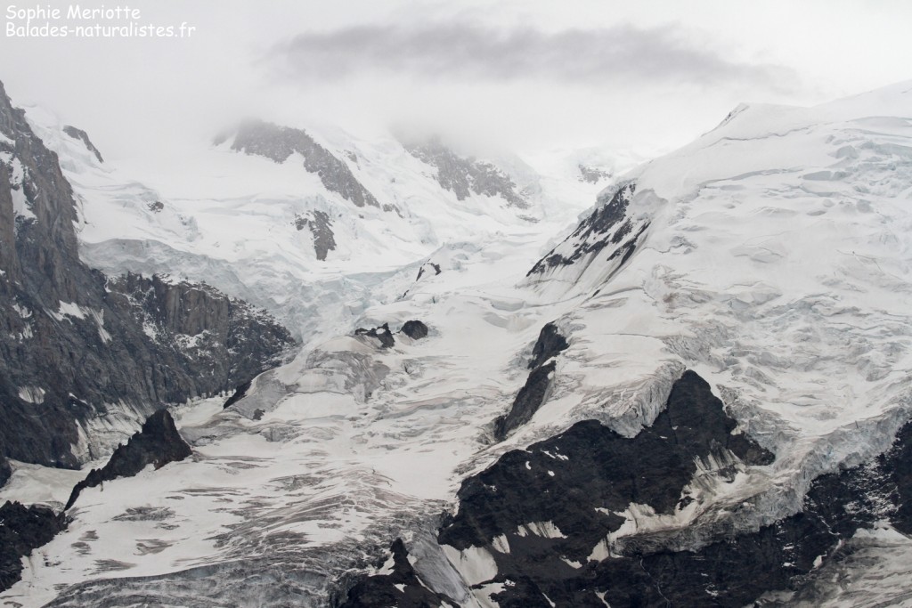 Massif du Mont blanc vu depuis le Brevent