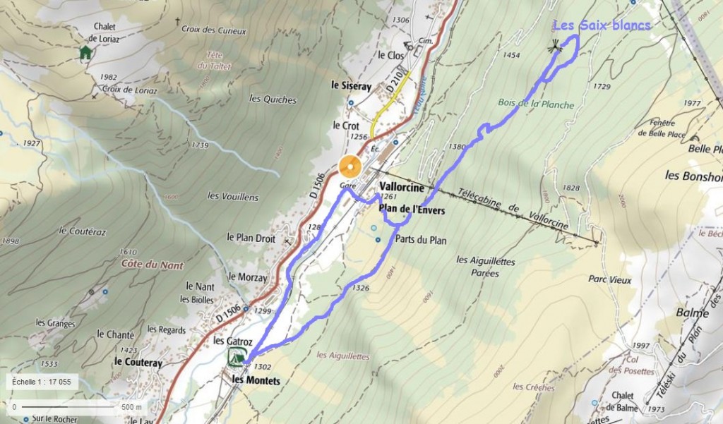 Balade aux Sais blancs depuis les Montets